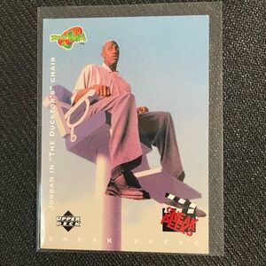 1996 Upper Deck Sneak Peeks Space Jam Michael Jordan Card